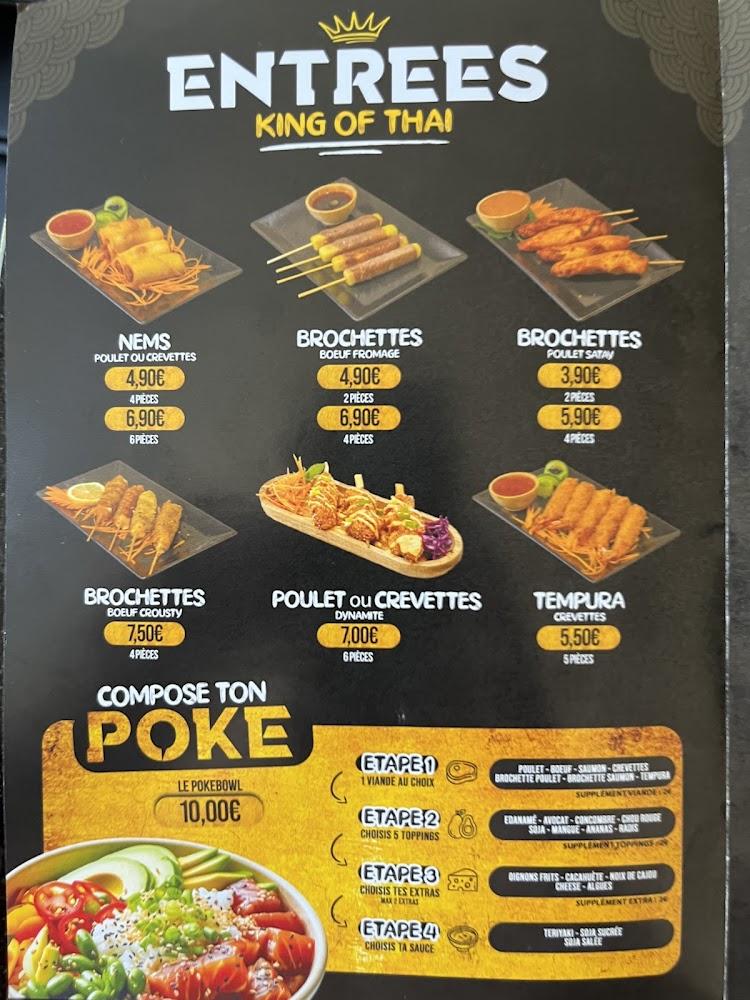 King Of Thai Montargis - Menu Image 1